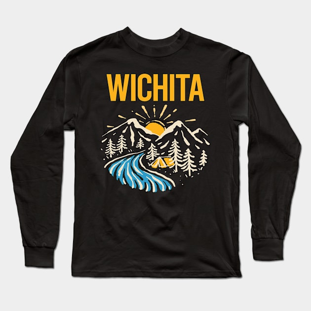 Nature Landscape Wichita Long Sleeve T-Shirt by rosenbaumquinton52